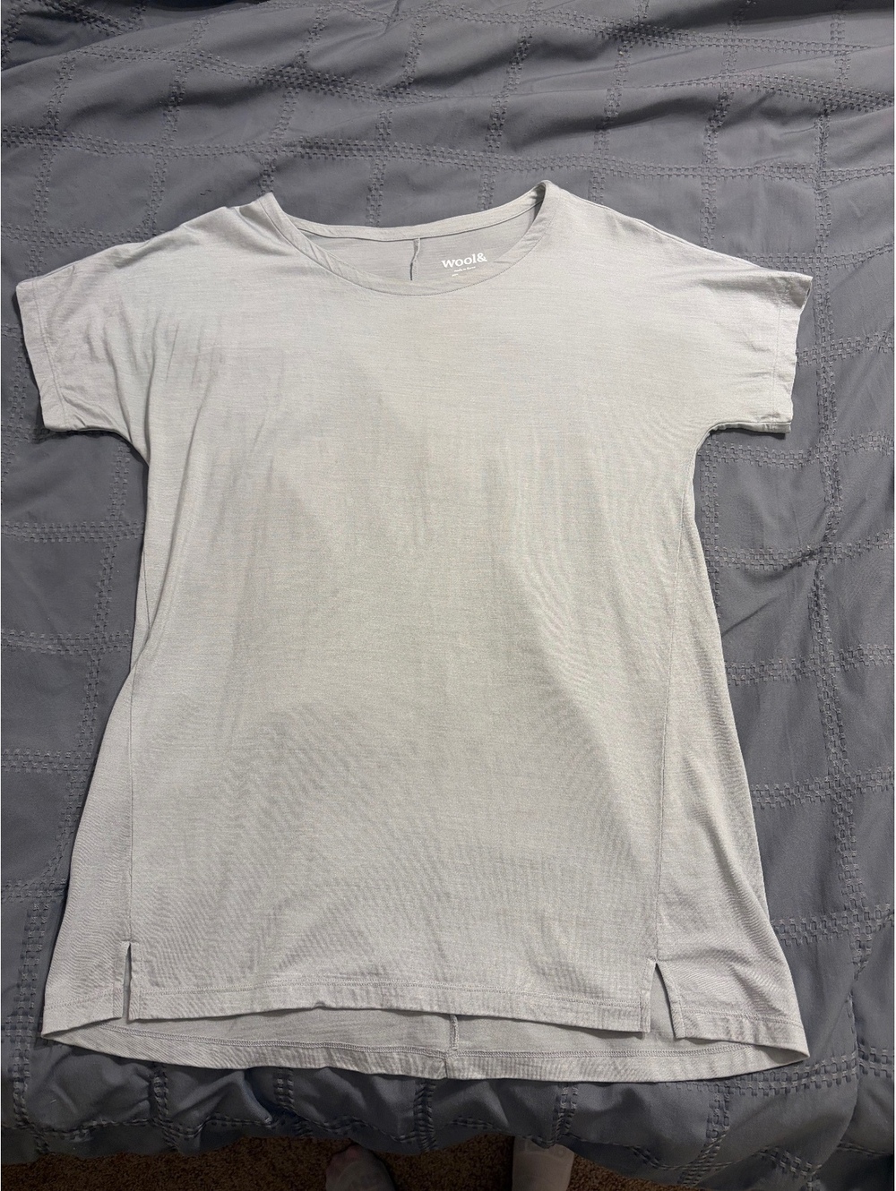 Wool& gray tunic size M